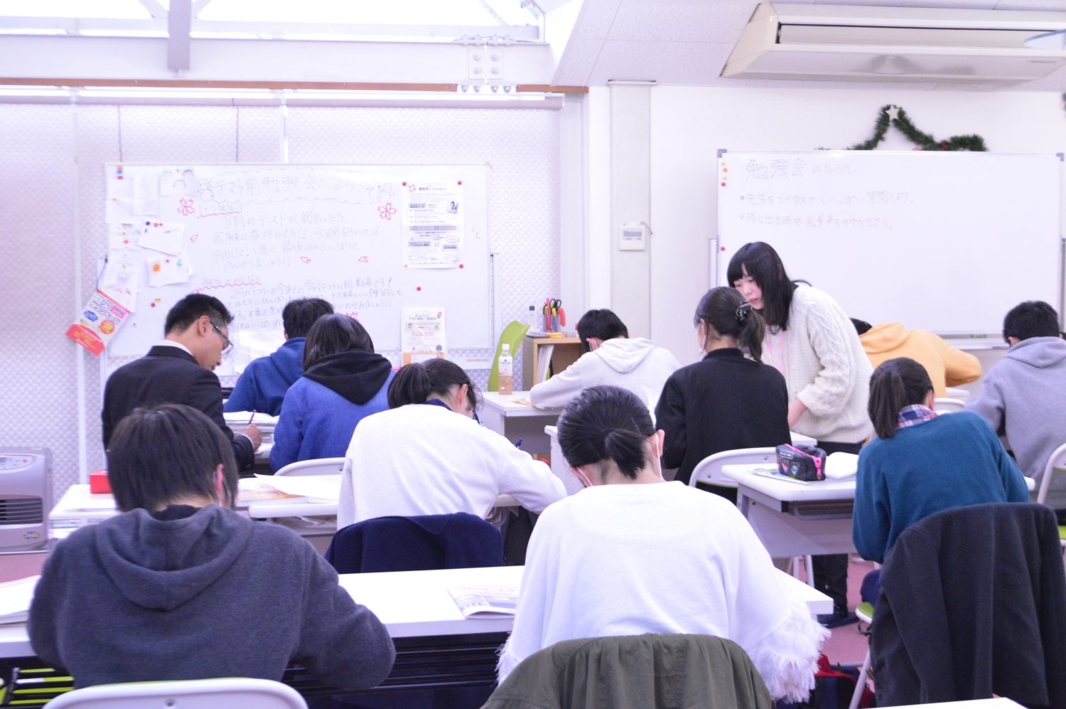 テスト勉強会を行いました！【伊那東教室】